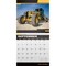 Heavy Equipment | 2026 12 x 24 Inch (Hanging) Monthly Square Wall Calendar | Plastic-Free